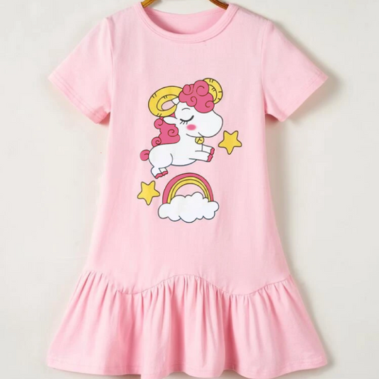 Printed frocks for baby girls |clothes for kids girls |baby girl tops |shirts for kids girls