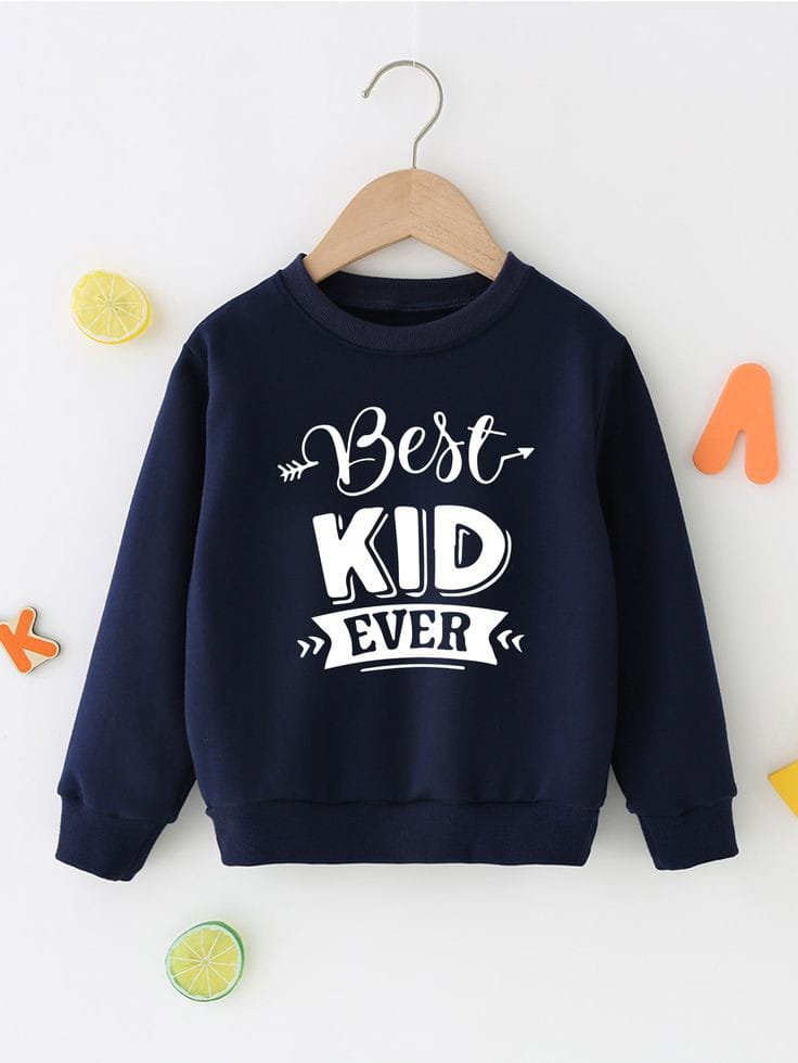 Printed Fleece Winter Sweatshirt For Kids Boys & Girl|kids clothes|kids winter clothes