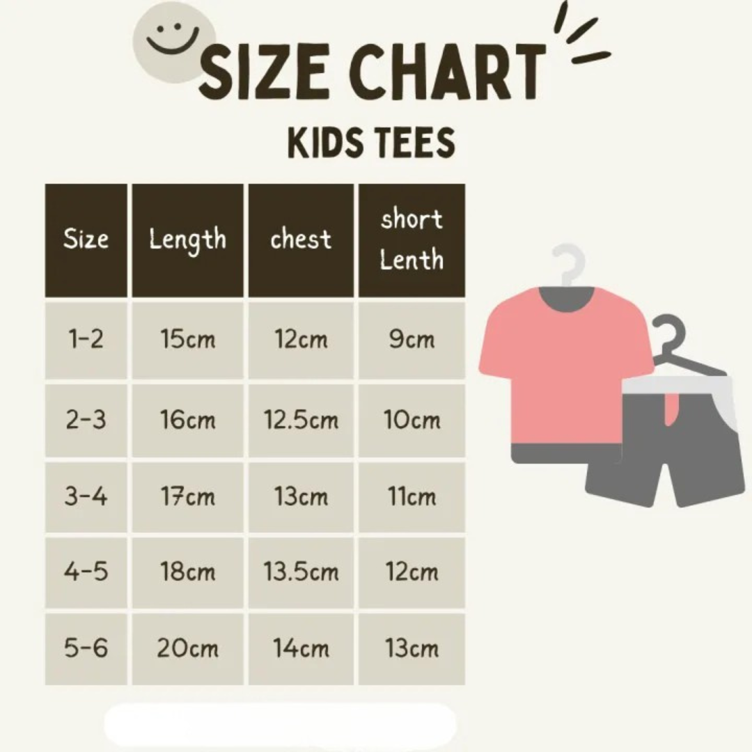 T-Shirt & Shorts Set for Kids | Baby Boys & Girls Summer Outfit